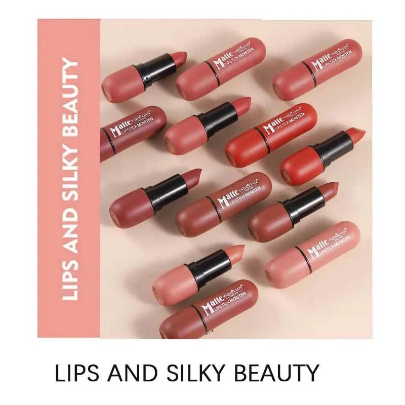 6 Pcs Matte Velvet Lipstick Set