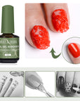 Gel polish lifting away from the natural nail