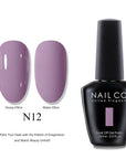 NAILCO Soak-Off Gel Nail Polish – Salon Color, Base & Top Coat (15ml)