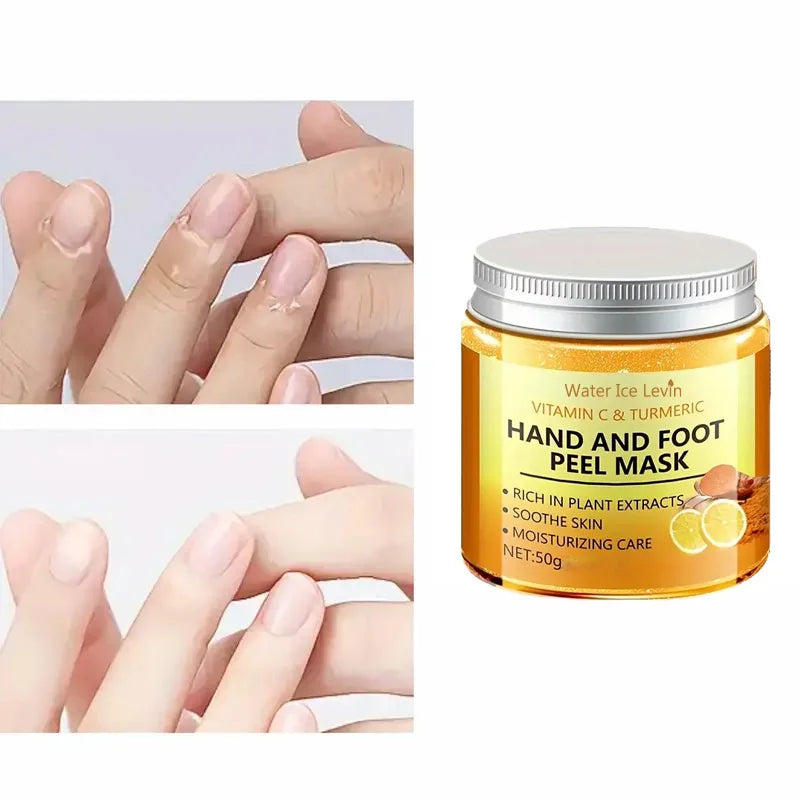 Vtamin c turmeric hand wax mask