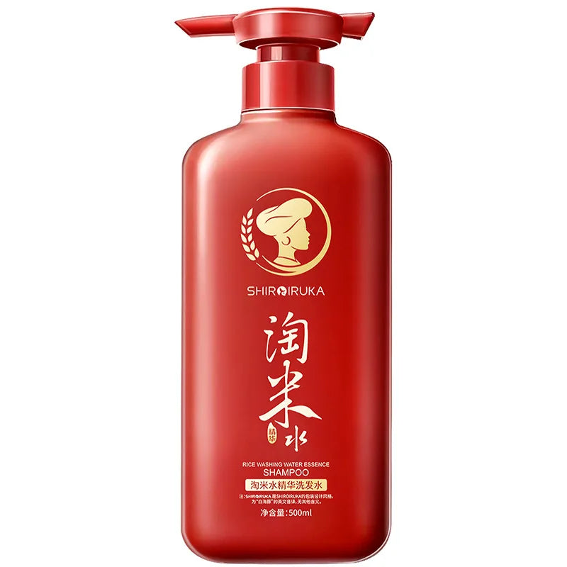 500ml Ginseng & Ganoderma Shampoo | Deep Cleansing & Anti-Loss | Fluffy Hair