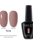 NAILCO Soak-Off Gel Nail Polish – Salon Color, Base & Top Coat (15ml)