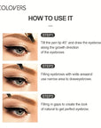 Eyebrow pen in medium brown shade