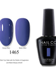 NAILCO Soak-Off Gel Nail Polish – Salon Color, Base & Top Coat (15ml)