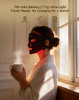 LED face and neck mask for skin rejuvenation
