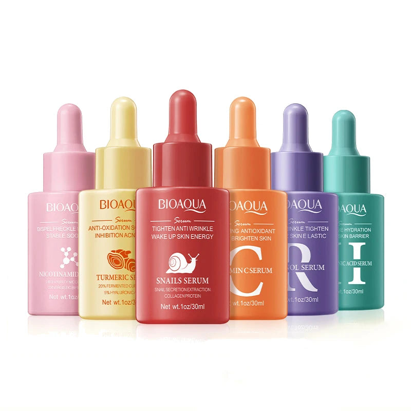 BIOAQUA Vitamin C & Retinol Serum – Brightening, Hydrating, Anti-Aging Skincare