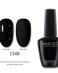 NAILCO Soak-Off Gel Nail Polish – Salon Color, Base & Top Coat (15ml)