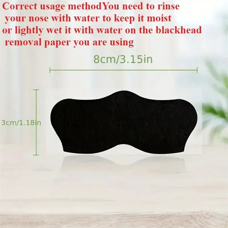 Deep Cleansing Mask Patch for Blackhead Removal with dimensions 8cm x 3cm