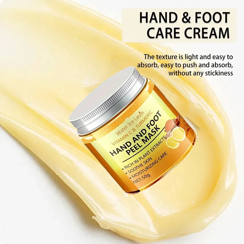 Vtamin c turmeric hand wax mask