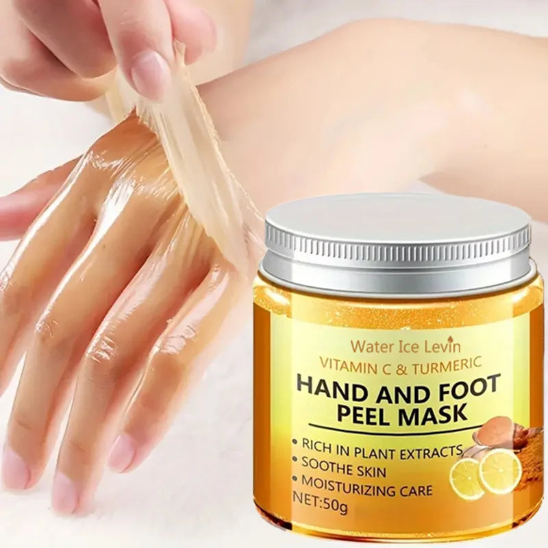 Vtamin c turmeric hand wax mask