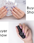 NAILCO Soak-Off Gel Nail Polish – Salon Color, Base & Top Coat (15ml)