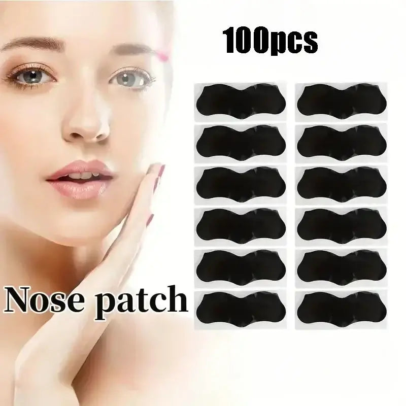 100pcs deep cleansing blackhead remover nose patches for clear skin