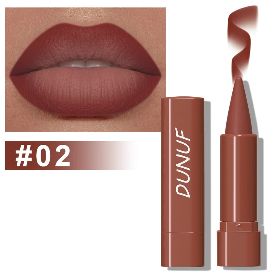 Matte Velvet Gradient Lip Liner Pen - Smooth Application, Defined & Elegant Lips