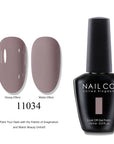 NAILCO Soak-Off Gel Nail Polish – Salon Color, Base & Top Coat (15ml)