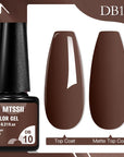 Chocolate Melt Gel Nail Polish – Semi-Permanent UV/LED Gel, 6ml