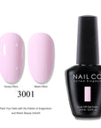 NAILCO Soak-Off Gel Nail Polish – Salon Color, Base & Top Coat (15ml)
