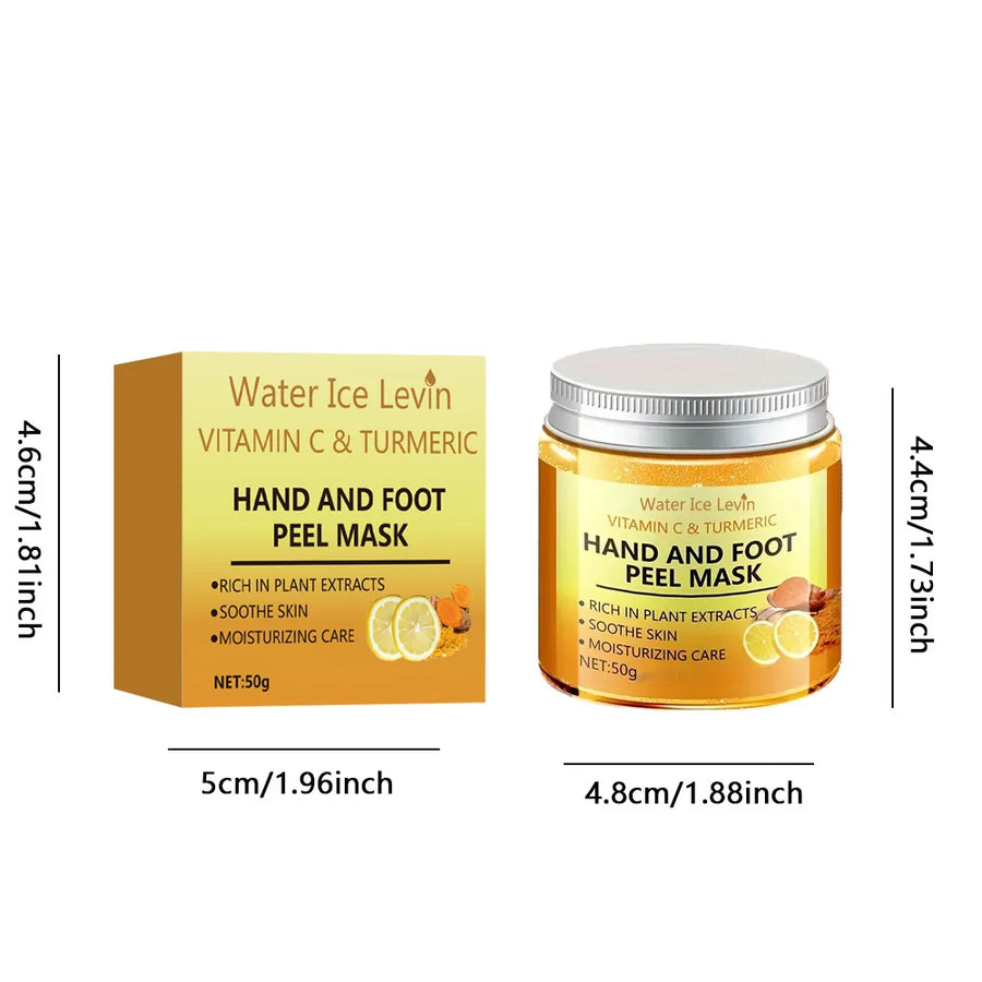 Vtamin c turmeric hand wax mask