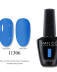 NAILCO Soak-Off Gel Nail Polish – Salon Color, Base & Top Coat (15ml)