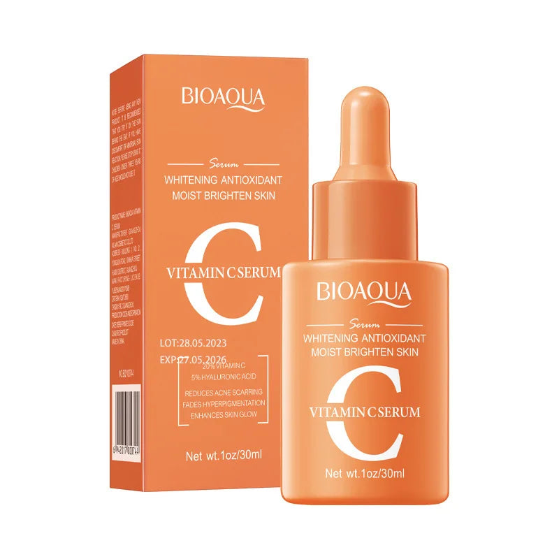 BIOAQUA Vitamin C & Retinol Serum – Brightening, Hydrating, Anti-Aging Skincare