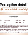Fonce Korea Peptide Anti-Aging Face Cream Hydrating Day & Night Moisturizer for Dry Skin, 50g