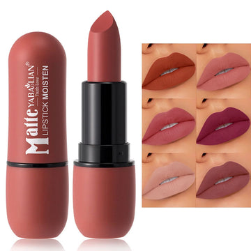 6 Pcs Matte Velvet Lipstick Set