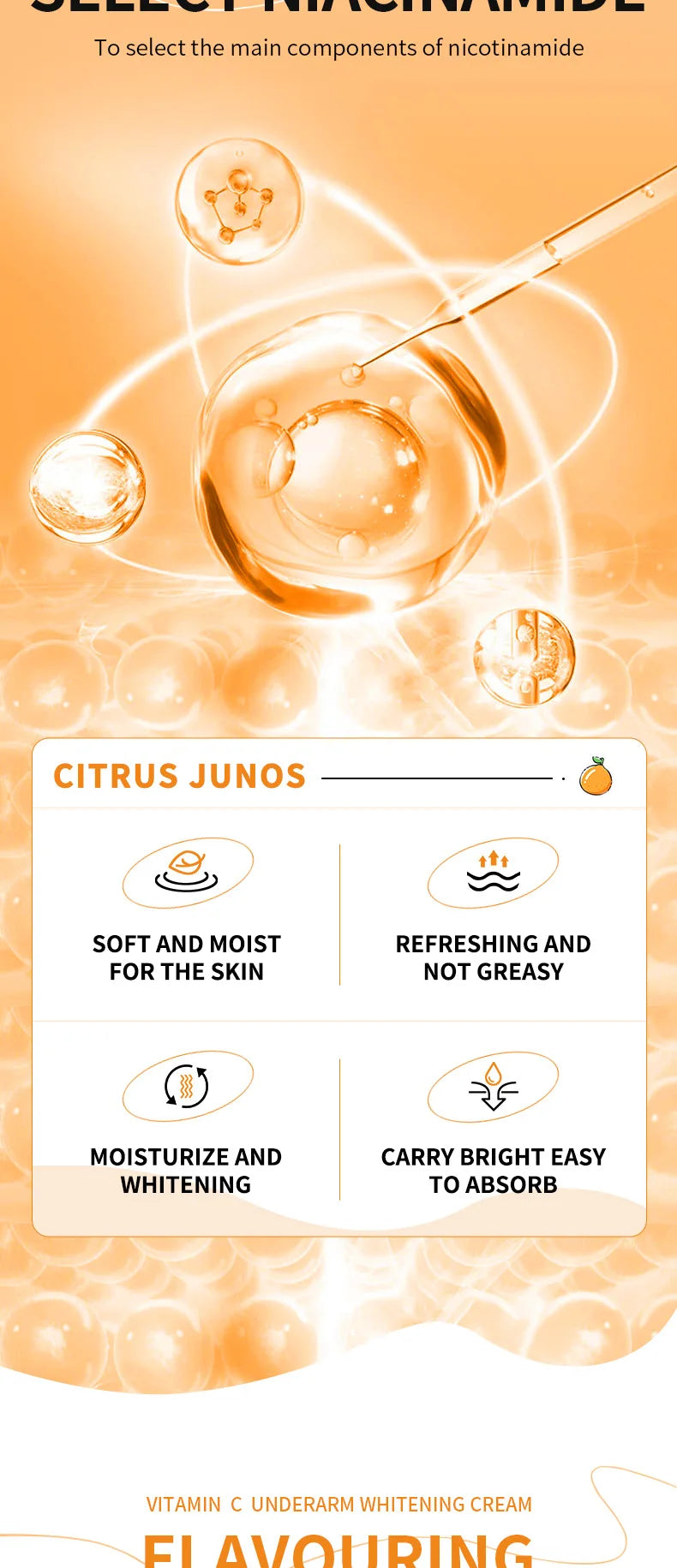 SADOER Vitamin C Brightening Body Lotion - Moisturizing, Smoothing & Anti-Drying Cream