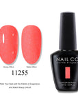 NAILCO Soak-Off Gel Nail Polish – Salon Color, Base & Top Coat (15ml)