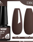 Chocolate Melt Gel Nail Polish – Semi-Permanent UV/LED Gel, 6ml