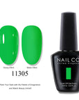 NAILCO Soak-Off Gel Nail Polish – Salon Color, Base & Top Coat (15ml)