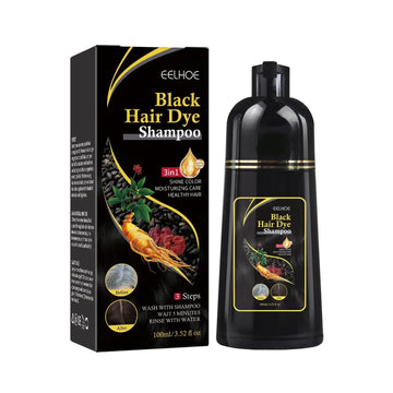 3-in-1 Hair Dye Natural Polygonum Multiflorum Darkening Shampoo for Men & Women