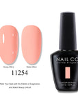 NAILCO Soak-Off Gel Nail Polish – Salon Color, Base & Top Coat (15ml)