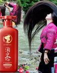 500ml Ginseng & Ganoderma Shampoo | Deep Cleansing & Anti-Loss | Fluffy Hair