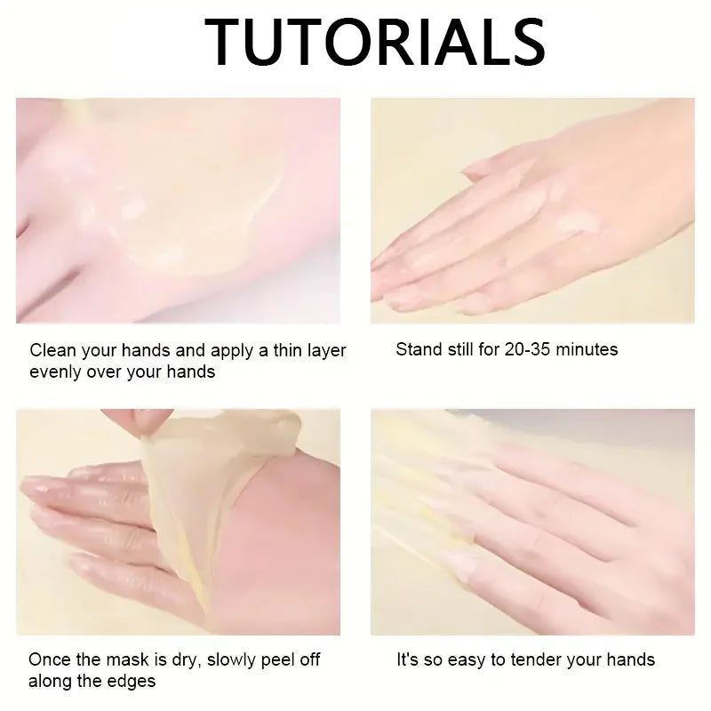 Vtamin c turmeric hand wax mask