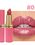 Starlight Shimmer Lipstick mauve shade with shimmer finish