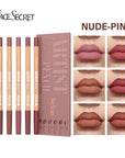 Face Secret Sculpting Matte Lip Liner Set | Weightless & Blendable Precision Pencil