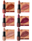 6 Pcs Matte Velvet Lipstick Set
