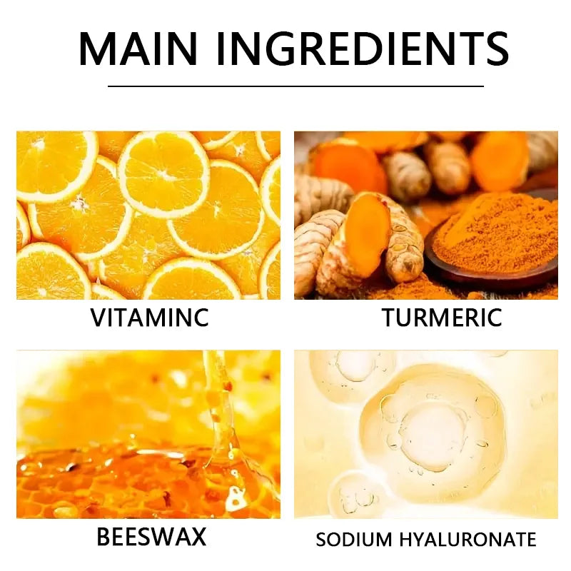Vtamin c turmeric hand wax mask