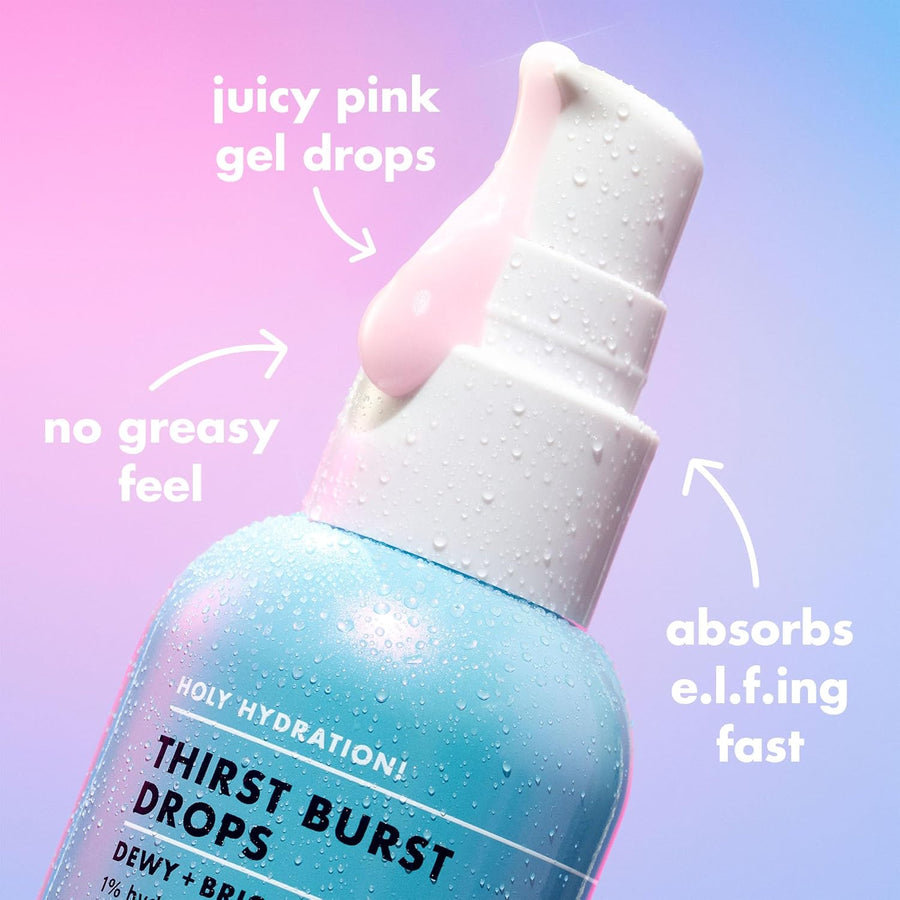 e.l.f. Holy Hydration! Thirst Burst Drops, Gel Serum Drops