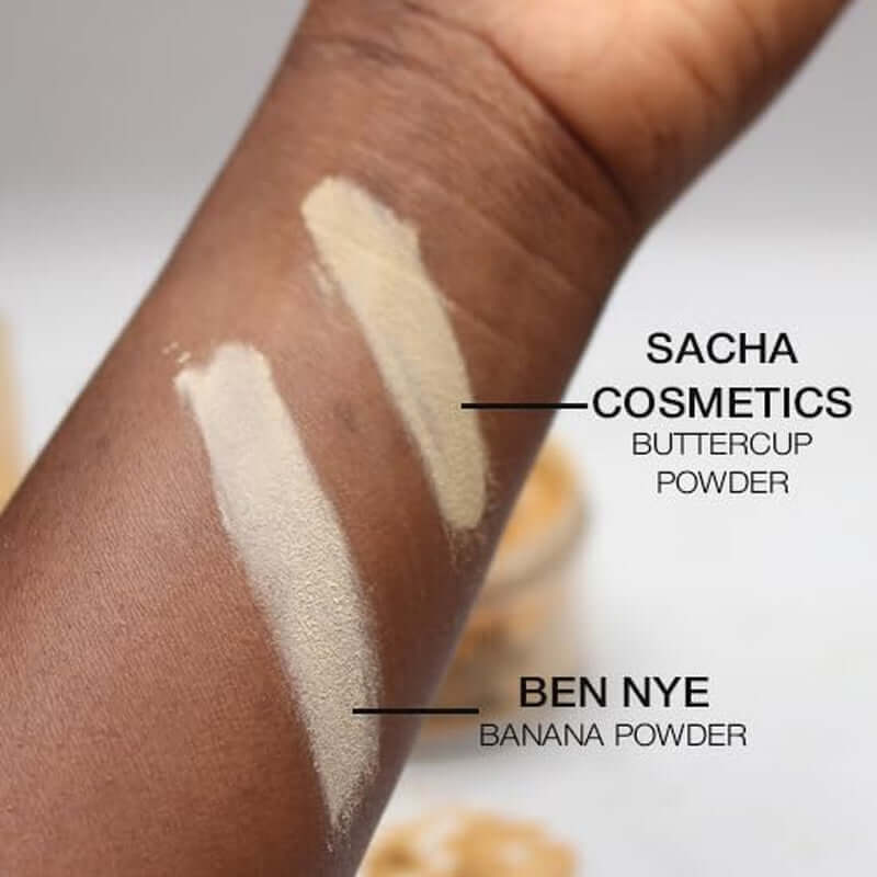 Sacha BUTTERCUP Setting Powder. No Ashy Flashback.
