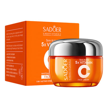 SADOER Vitamin C Face Cream - Brightening, Hydrating Skincare